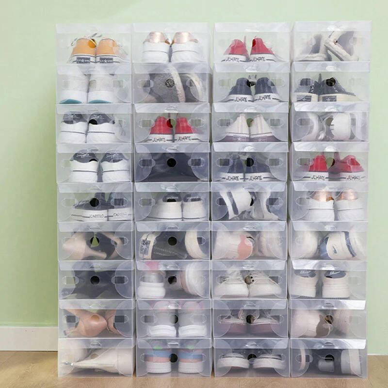 Shoe Box Display - Caixa de sapatos portátil, 3 peças/6