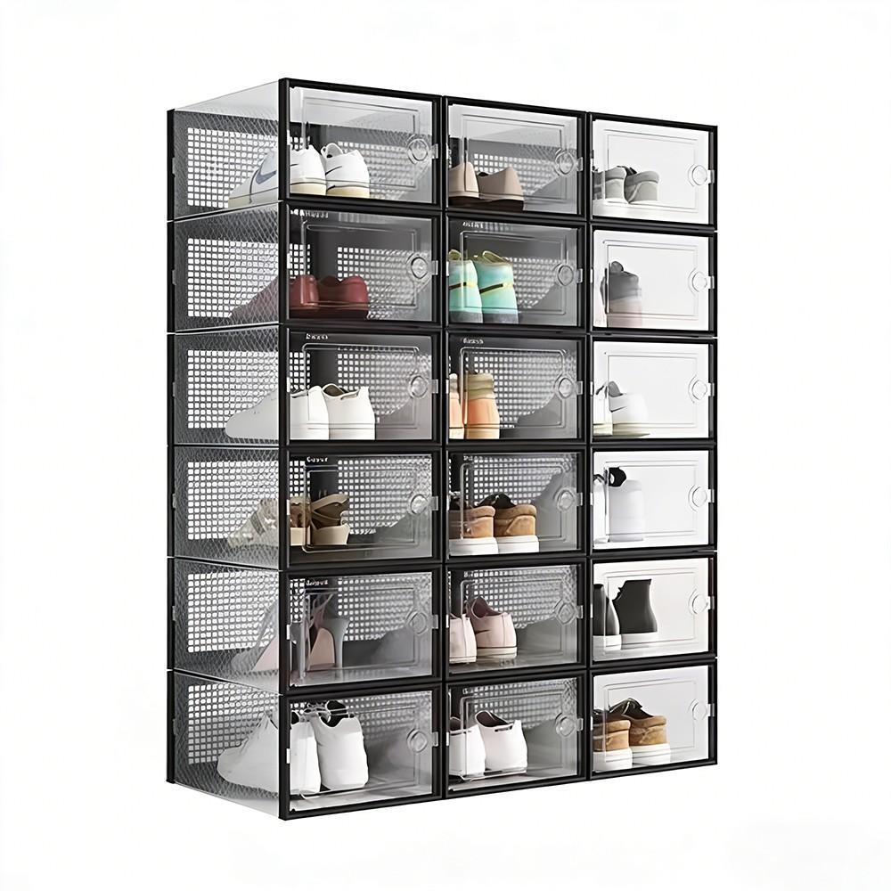 Shoe Box Display - Pacote com 12 Caixas de Armazenamento