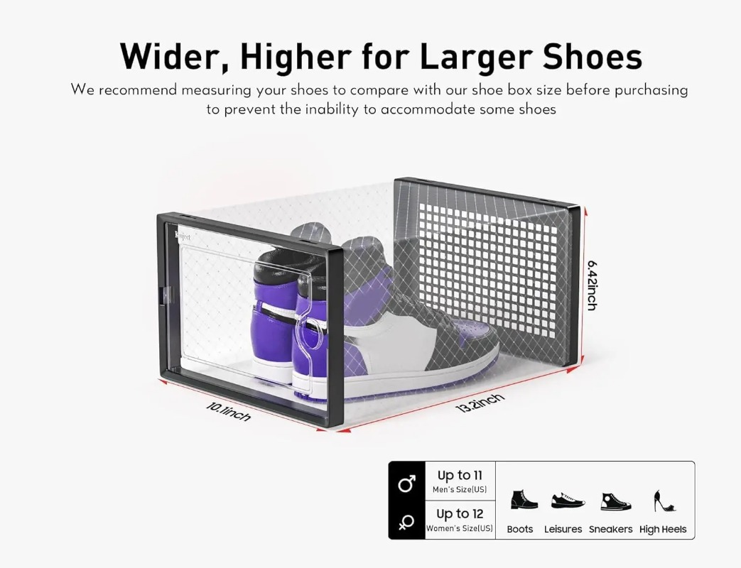 Caixas empilháveis ​​para arma - Shoe Box Display avaliação e preço