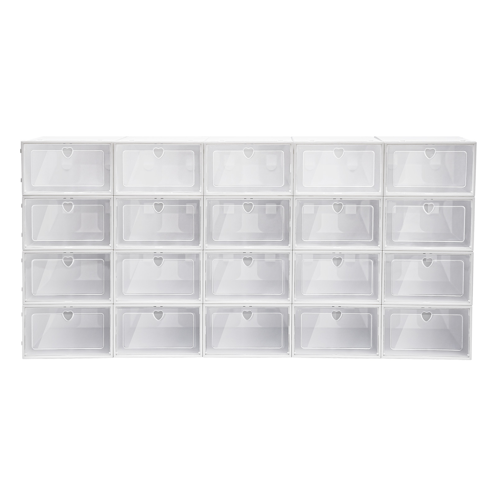 20 Caixas Transparentes de PP  - Shoe Box Display avaliação e preço