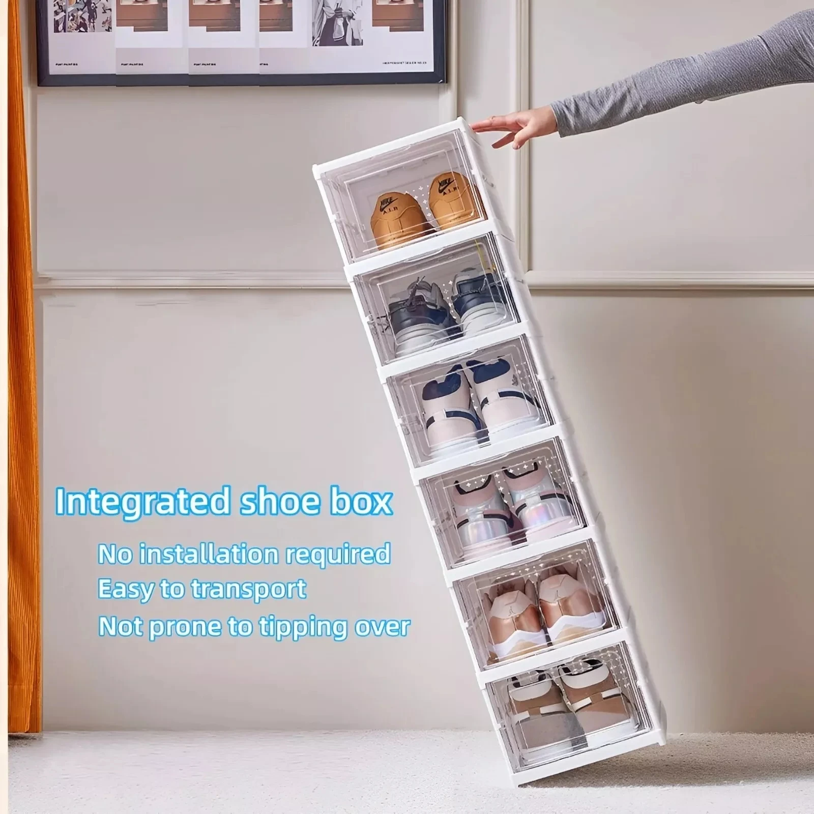 Caixa de armazenamento de sapa - Shoe Box Display avaliação e preço